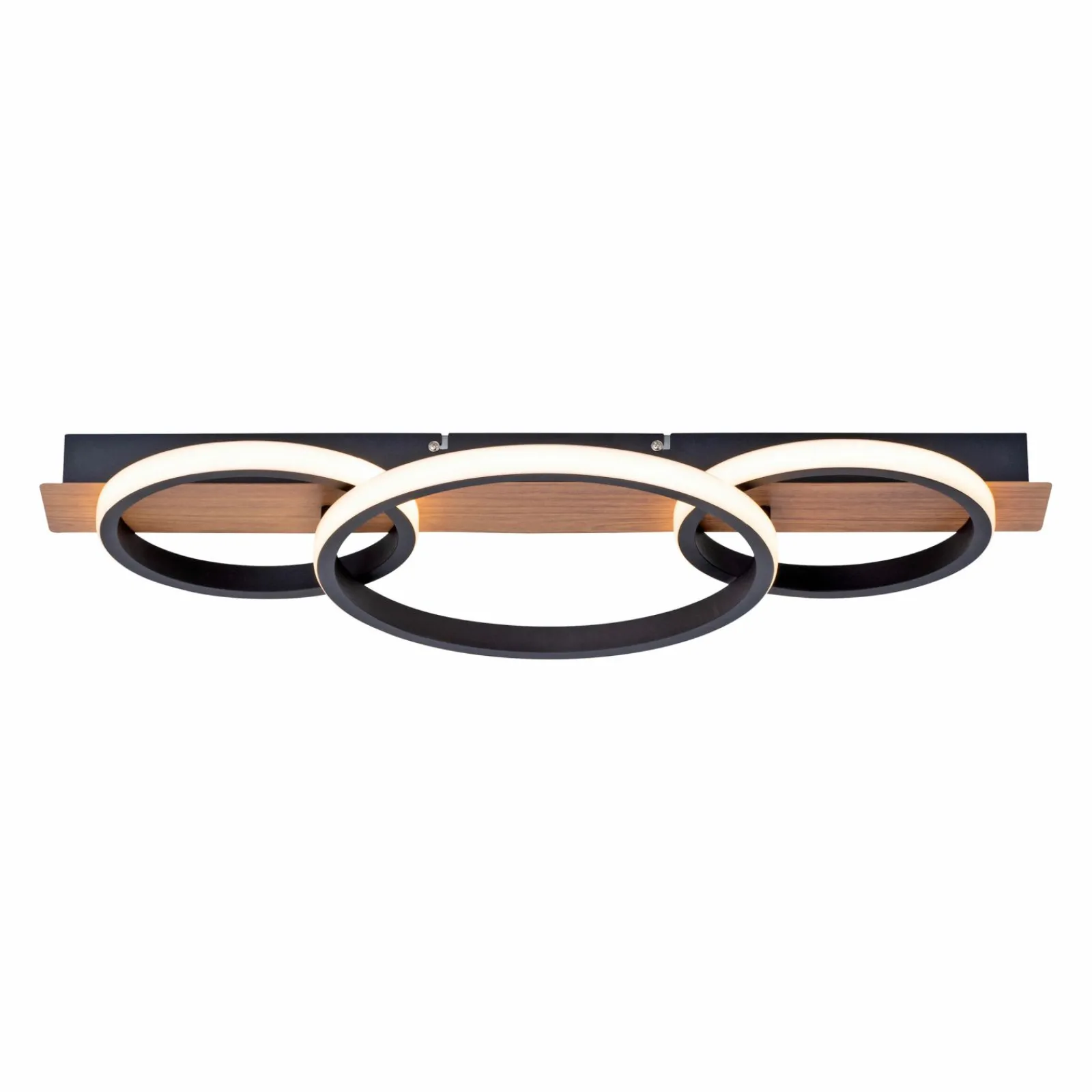 JUST LIGHT LED-Deckenleuchte 1flg braun^ Deckenleuchten