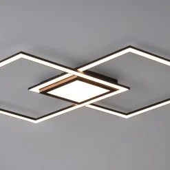JUST LIGHT LED-Deckenleuchte 1flg schwarz^ Deckenleuchten