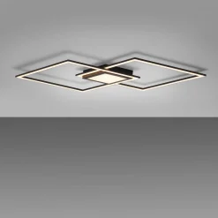 JUST LIGHT LED-Deckenleuchte 1flg schwarz^ Deckenleuchten