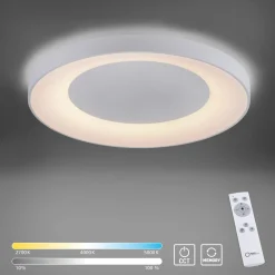 JUST LIGHT LED-Deckenleuchte 1flg weiß^ Deckenleuchten