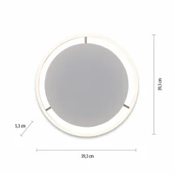Deckenleuchten>JUST LIGHT LED-Deckenleuchte 1flg silberfarben