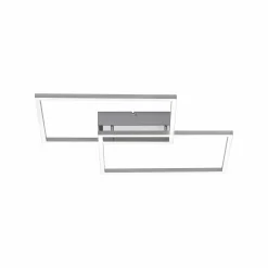 Deckenleuchten>JUST LIGHT LED-Deckenleuchte 2flg silberfarben