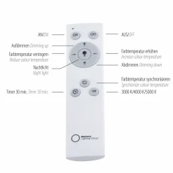 JUST LIGHT LED-Deckenleuchte 1flg grau^ Deckenleuchten