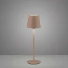 Außen Tischleuchten|Akku Tischleuchten>JUST LIGHT LED-Tischleuchte 1flg braun
