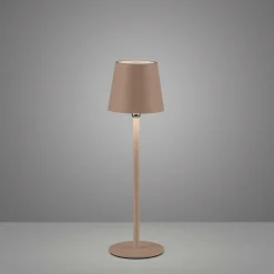 Außen Tischleuchten|Akku Tischleuchten>JUST LIGHT LED-Tischleuchte 1flg braun