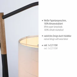 JUST LIGHT Tischleuchte 1flg weiß^ Tischleuchten
