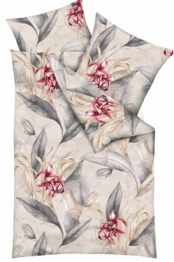 Satin>Kaeppel Satin-Bettwäsche beige