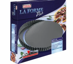 Kaiser Quiche-/ Obstkuchenform 28cm schwarz^ Backzubehör