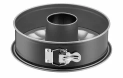 Kaiser Springform m.Rohrboden 26cm schwarz^ Backzubehör