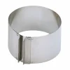 Kaiser Tortenring 9cm silberfarben^ Backzubehör