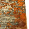 Karpi Webteppich modern grauorange^ Moderne Teppiche