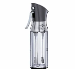 Essig & Ölflaschen>Küchenprofi Essig- Ölspender 95ml schwarzsilberfarbentransparent