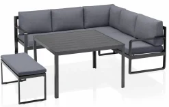 KETTLER Casual Dining Eckset grau^ Gartentischgruppen