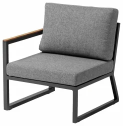 Lounge Sessel>KETTLER Endteil links grau