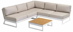 Gartenlounge Sets>KETTLER Lounge Eckset weiß