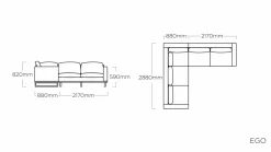 KETTLER Lounge-Set grau^ Gartenlounge Sets