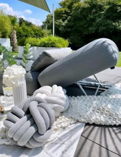 KETTLER Sonnenliege silberfarben^ Gartenlounge Sets