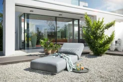 KETTLER Sonnenliege silberfarben^ Gartenlounge Sets