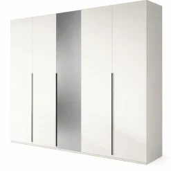 Kleiderschrank beigeweiß^ Kleiderschränke