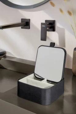 Badzubehör|Badaccessoires>Kleine Wolke Bad-Organizer schwarz