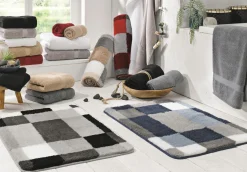 Kleine Wolke Badteppich grau^ Badteppiche