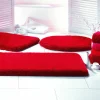 Badteppiche>Kleine Wolke Badteppich rot