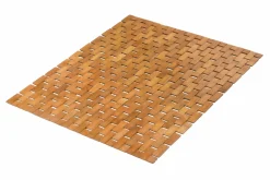 Badteppiche|Badematten>Kleine Wolke Bambusmatte beige