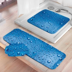 Badzubehör|Badaccessoires>Kleine Wolke Duscheinlage blau