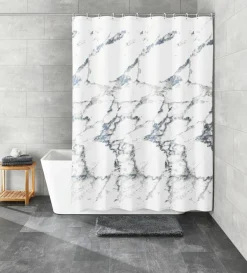 Kleine Wolke Duschvorhang grau^ Badzubehör|Badaccessoires