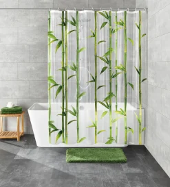 Badzubehör|Badaccessoires>Kleine Wolke Duschvorhang grün