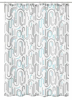 Badzubehör|Badaccessoires>Kleine Wolke Duschvorhang grau