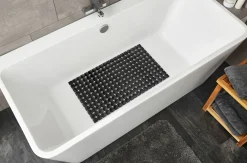 Badzubehör|Badaccessoires>Kleine Wolke Wanneneinlage schwarz