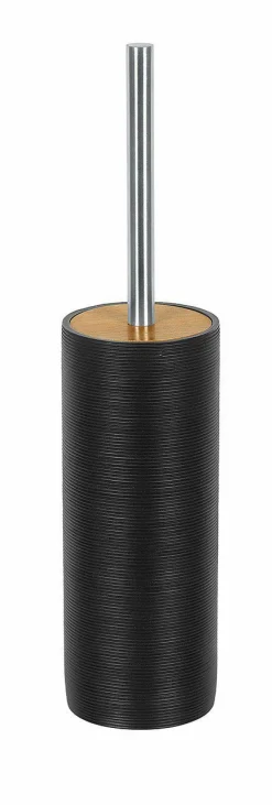 Badzubehör|Badaccessoires>Kleine Wolke WC-Bürsten-Halter schwarz