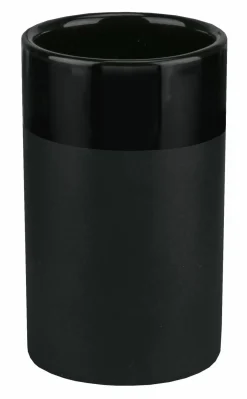 Kleine Wolke Zahnputzbecher schwarz^ Badzubehör|Badaccessoires
