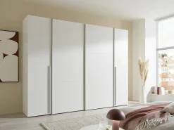 Kombitüren-Schrank weiß^ Kleiderschränke