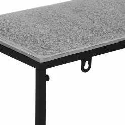 Couch- & Beistelltische> Konsolentisch schwarzsilberfarben