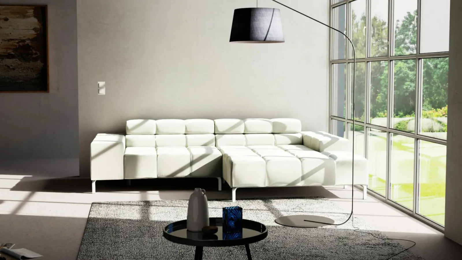 Lascondo Eckgarnitur beige^ Sofas & Couches
