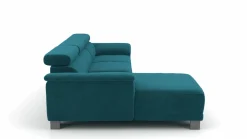 Sofas & Couches>Lascondo Eckgarnitur blau