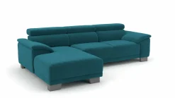 Sofas & Couches>Lascondo Eckgarnitur blau