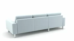 Sofas & Couches>Lascondo Eckgarnitur blau