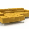 Lascondo Eckgarnitur gelbgoldfarben^ Sofas & Couches