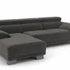 Sofas & Couches>Lascondo Eckgarnitur grau