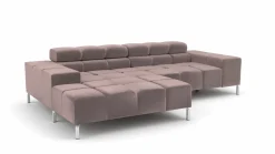 Sofas & Couches>Lascondo Eckgarnitur pinkrot