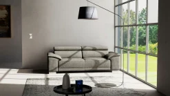 Sofas & Couches>Lascondo 3-Sitzer-Sofa schwarz
