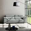 Sofas & Couches>Lascondo 2-Sitzer-Sofa schwarz