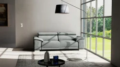 Sofas & Couches>Lascondo 2-Sitzer-Sofa schwarz