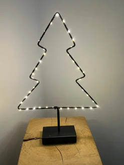 LED-LEUCHTTANNE AUF FUSS schwarz^ Tischleuchten