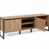 Tv & Mediamöbel|Kommoden & Sideboards> Lowboard braunschwarz