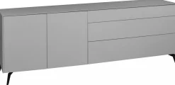 Tv & Mediamöbel|Kommoden & Sideboards> Lowboard grau