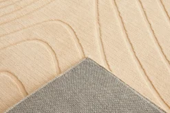 Luxor - Reinkemeier Webteppich Hochtief-Struktur beige^ Moderne Teppiche